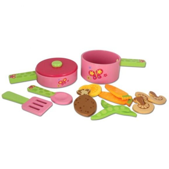 NWT Stephen Joseph Wooden Play Set Cook - Picture 3 of 14